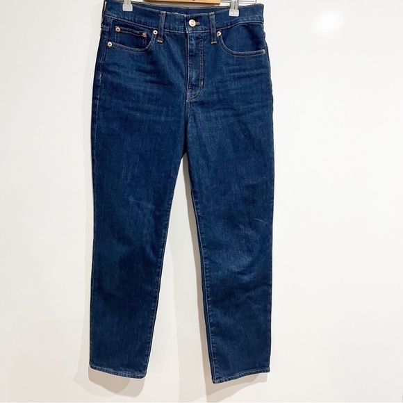 J. Crew High-rise '90s classic straight-fit jean in Rinse wash - Picture 13 of 14
